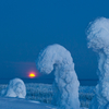 Kuuloojang Lapimaal / Moonset in Lapland